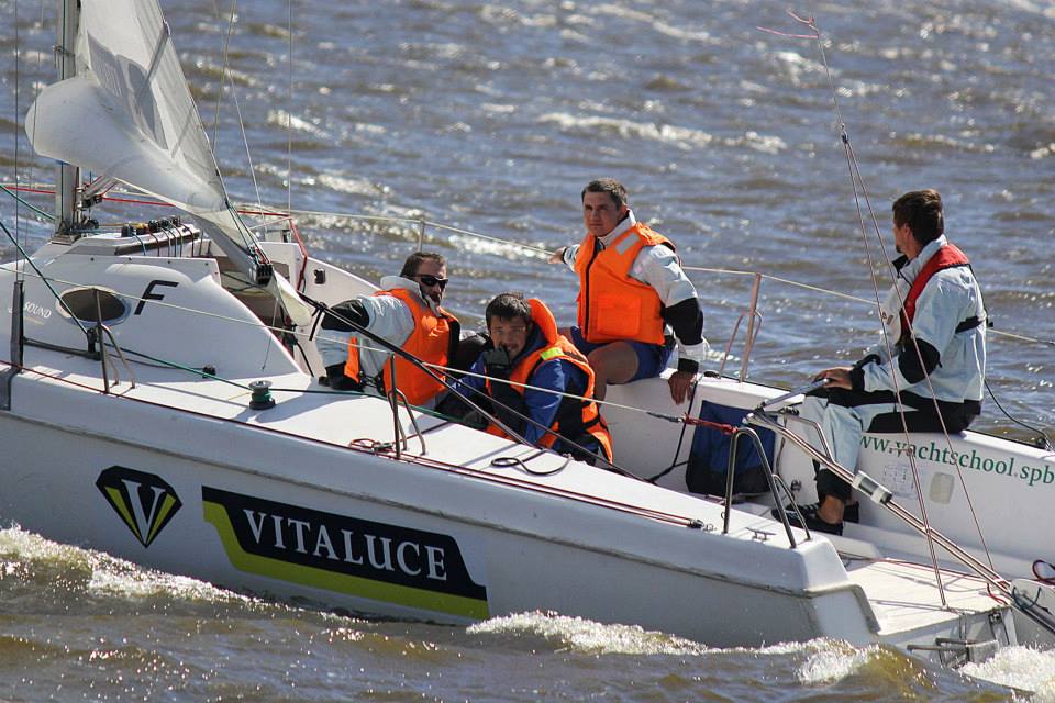 Идем на старт чемпионата Европы ORC Sport Boat, Команда Vitaluche, 2014 год
